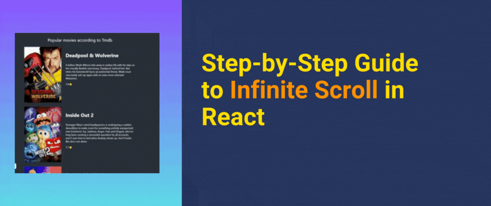 Cover image for Building an Infinite Scroll Component in React